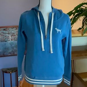 Victoria Secret 1/4 Zip Hoodie, Size XS